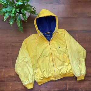 Vintage Ralph Lauren Yellow Rain Jacket